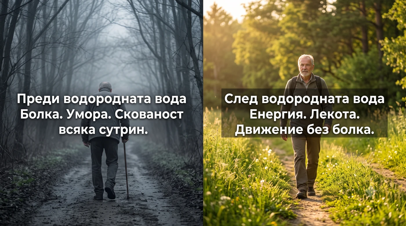 Преди: болка, безсъние, скованост. След: енергия, лекота, свобода