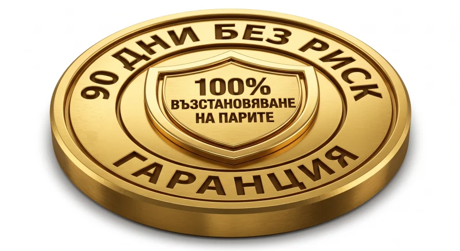 Златен печат: 90 дни без риск, 100% възстановяване на парите